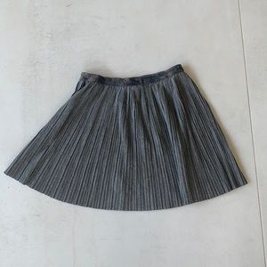 Gray Sparkly Skirt